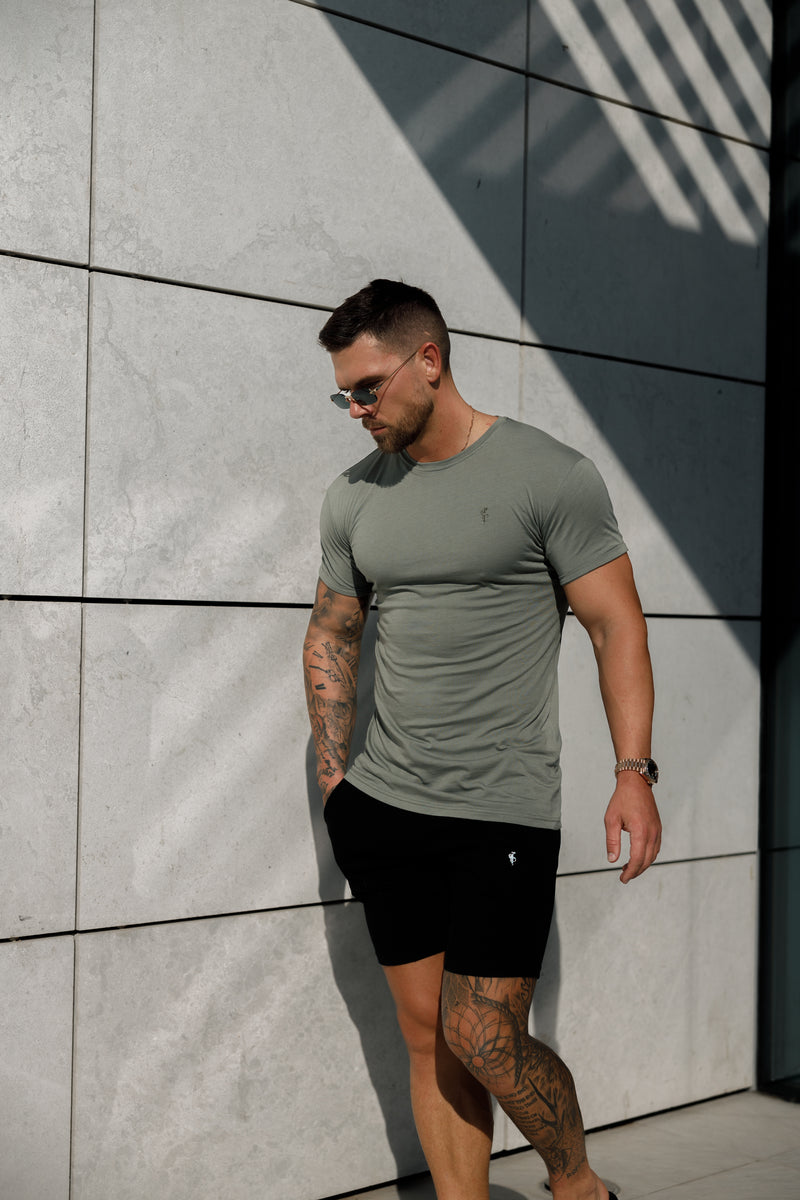 Vater Söhne Olive Bamboo Crew - FSH982