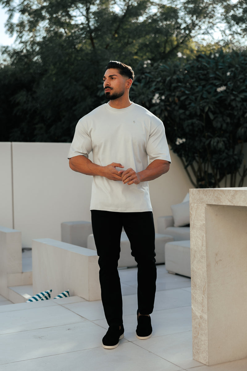 Father &amp; Sons Schwarze Relaxed Tencel Jeans - FSJEAN019