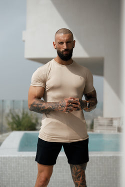Father Sons Beige Gym Crew – FSH882