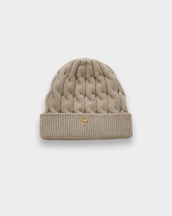 Beanie-Mütze „Vater und Sohn“ in Beige – FSJ106 (VORBESTELLUNG 12. NOVEMBER)