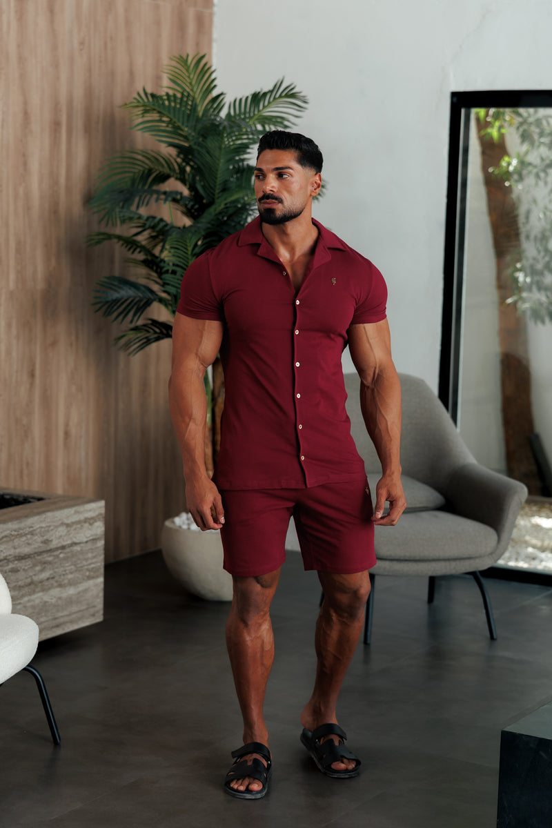 Father Sons Wine Pique Shorts - FSH1391