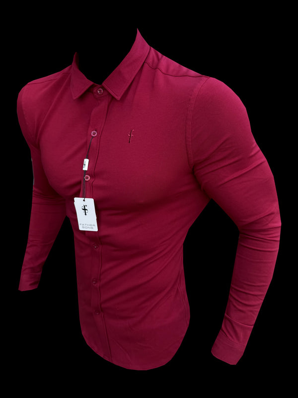 Tailliertes Langarmtrikot „Ox Blood“ von Father Sons – FSD002 (VORBESTELLUNG 29. AUGUST)