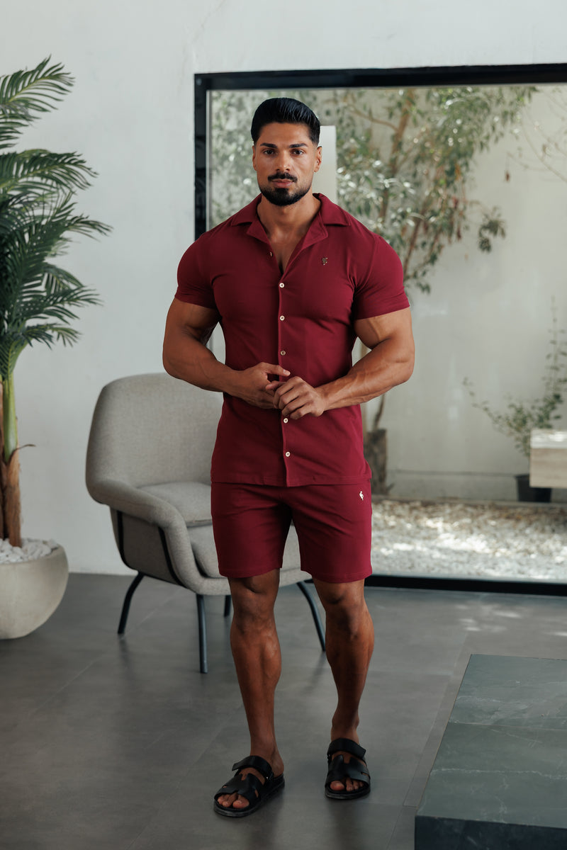 Father Sons Wine Pique Shorts - FSH1391