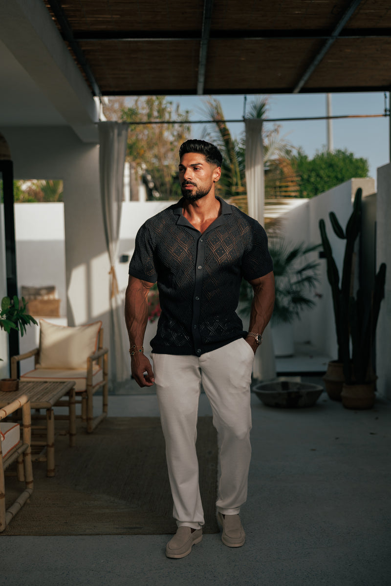 Vater-Söhne-Häkelshirt Gunpowder Kurzarm - FSJ084