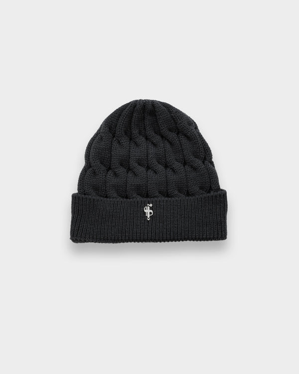 Father Sons Link Weave Beanie Hat Charcoal – FSJ111 (VORBESTELLUNG 12. NOVEMBER)