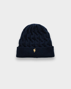 Father Sons Link Weave Beanie Hat Navy – FSJ109 (VORBESTELLUNG 12. NOVEMBER)