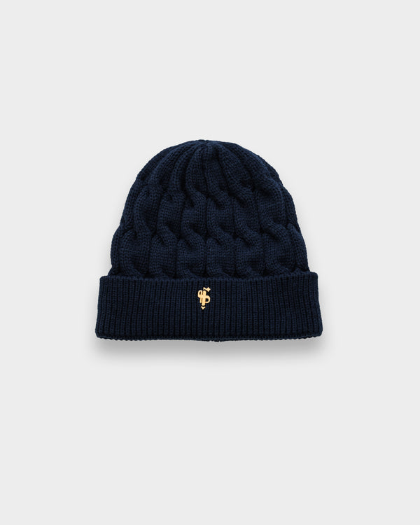 Father Sons Link Weave Beanie Hat Navy – FSJ109 (VORBESTELLUNG 12. NOVEMBER)