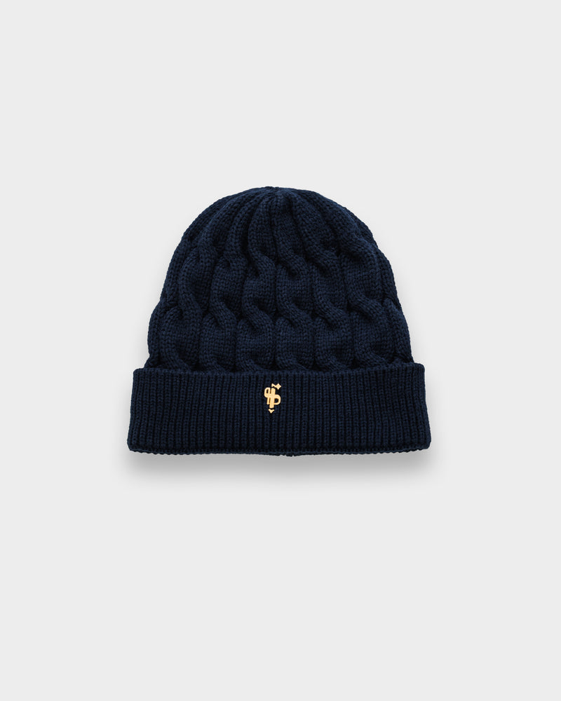 Father Sons Link Weave Beanie Hat Navy – FSJ109 (VORBESTELLUNG 12. NOVEMBER)