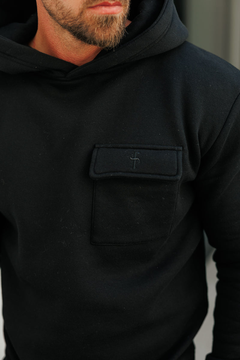 FS Black Cargo Hoodie - FSR030 (VORBESTELLUNG AB 22. DEZEMBER)