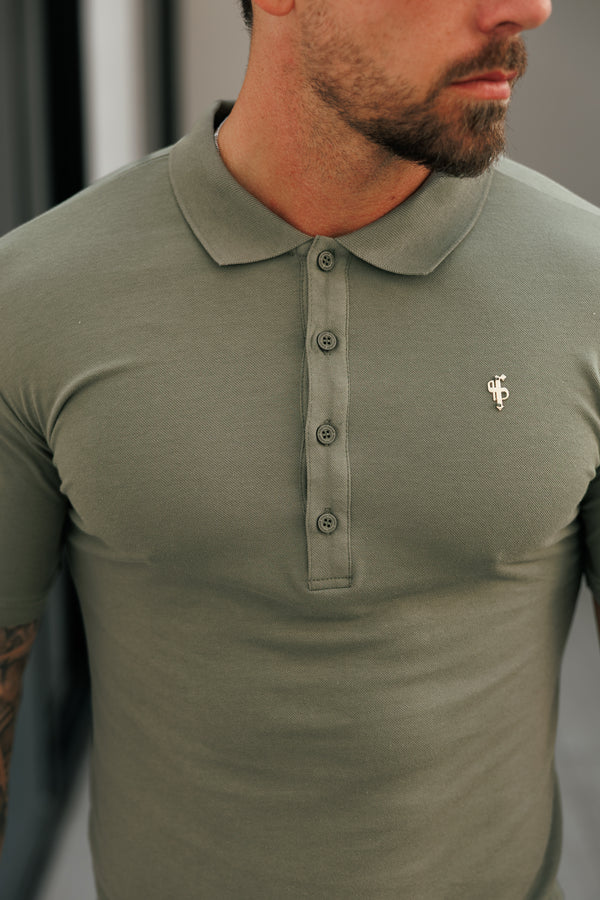 Father Sons Classic Olive / Gold Polo Shirt - FSH1408