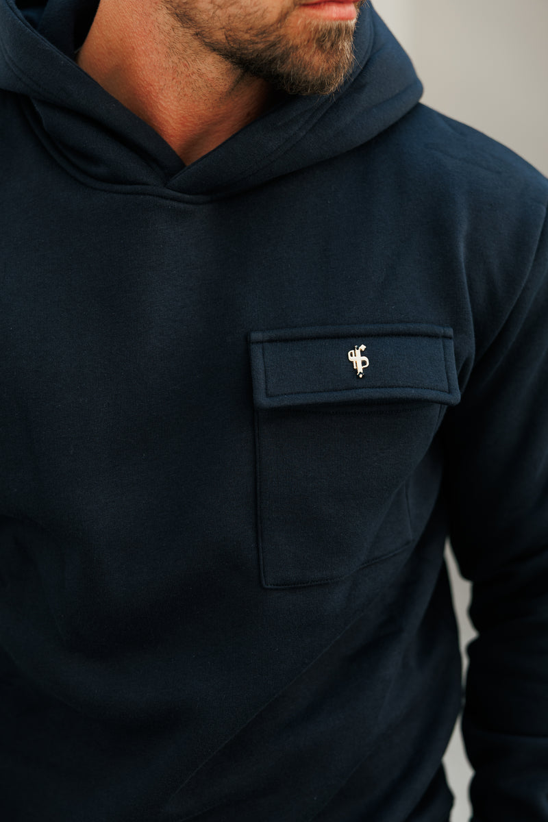 FS Navy / Gold Cargo Hoodie - FSR038 (VORBESTELLUNG AB 22. DEZEMBER)