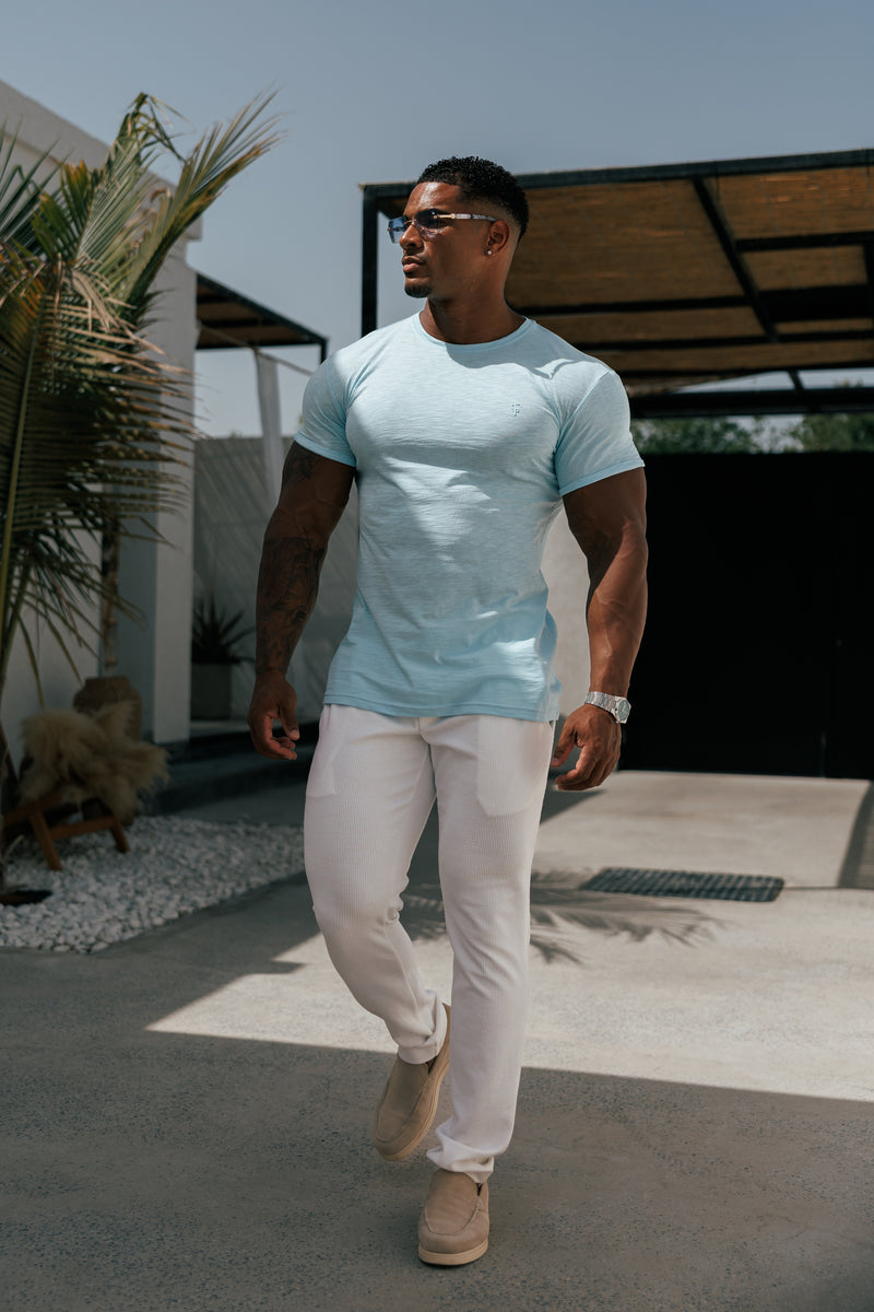 Father Sons Jersey Cord Relaxed White Trousers - FSR013 (PRE ORDER 11TH AUGUST)