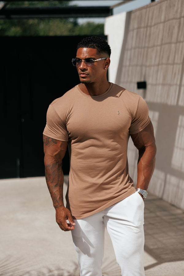 Father Sons Coffee / Gold Bamboo Crew T Shirt - FSH1217