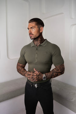 Father Sons Classic Khaki Polo Shirt - FSH043