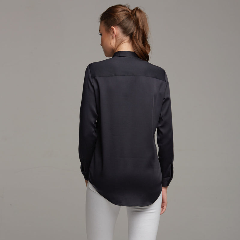 PLAIN JANE NAVY SHIRT - CT008