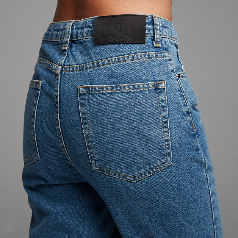 DRAKE BLAU JEANS MIT REGULAR PASSFORM – CT075