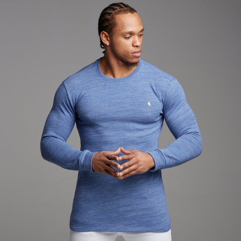 Father Sons Classic Blue Super Slim Jumper - FSH222