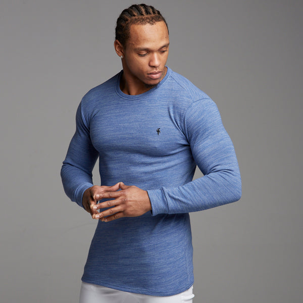 Father Sons Classic Blue Super Slim Jumper - FSH222