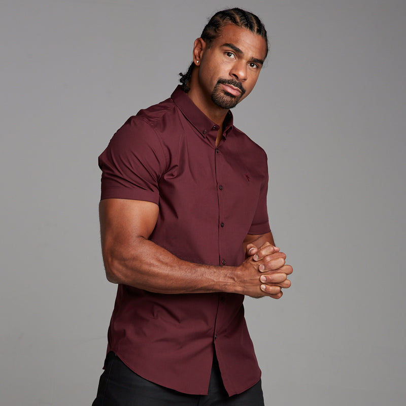 Father Sons Classic Tonal Burgundy Short Sleeve - FS366 (LAST CHANCE)