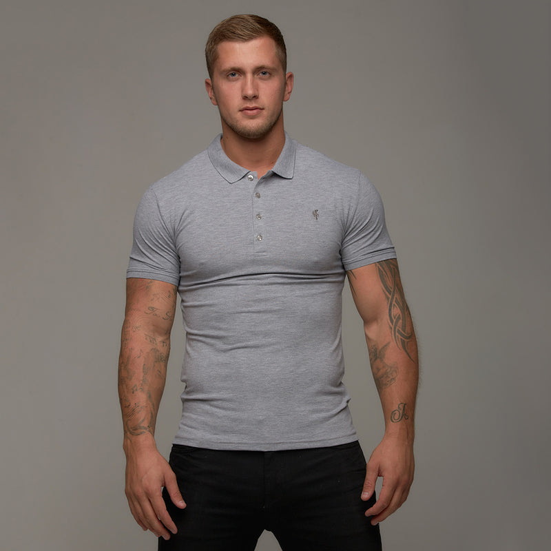 Father Sons Classic Grey Polo Shirt - FSH048