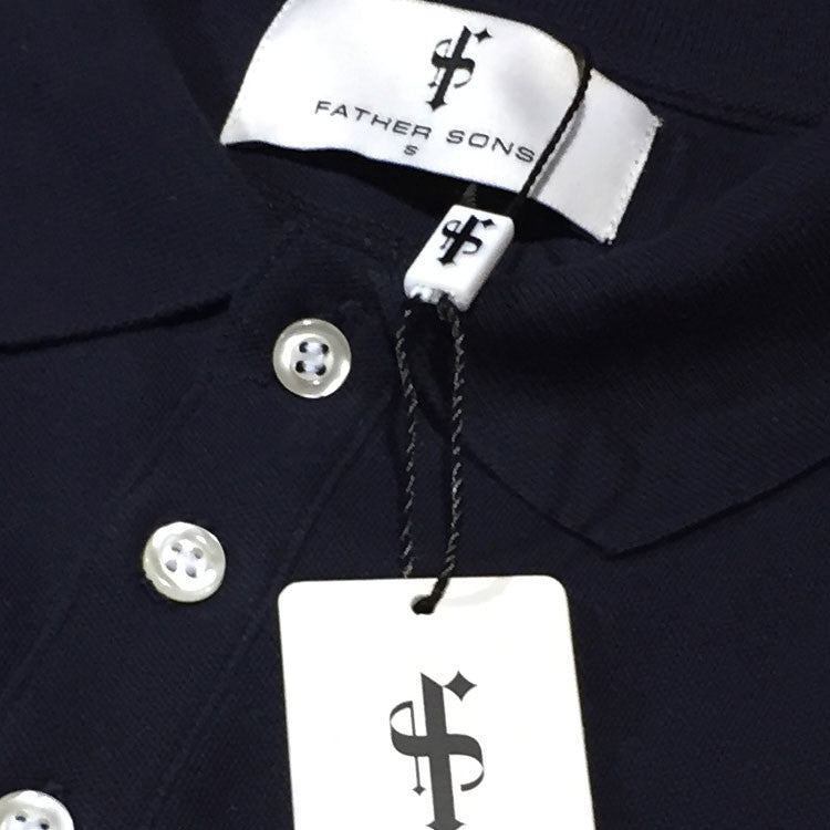 Klassisches marineblaues Poloshirt von Father Sons – FSH044