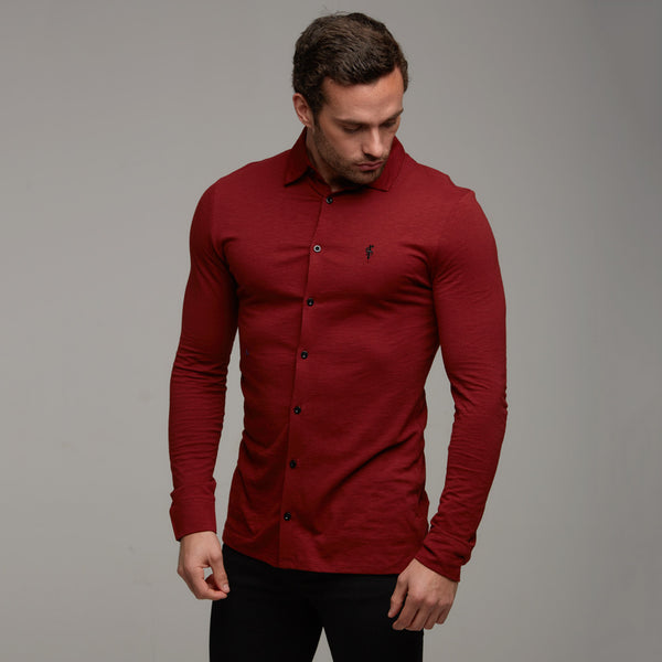 Father Sons Super Slim Oxblood Jersey - FSH03 (LAST CHANCE)