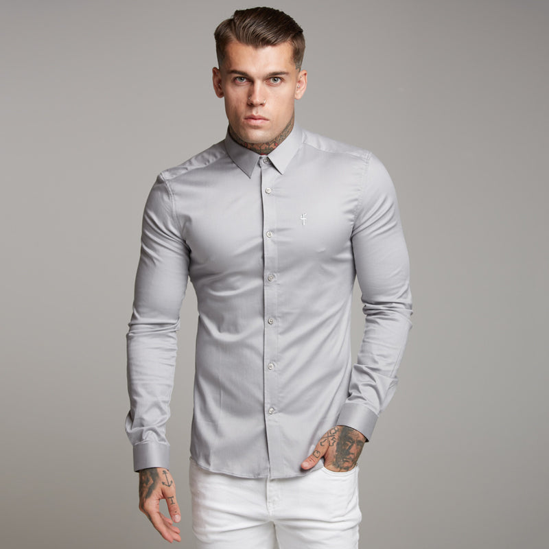 Father Sons Super Slim Luxe Ultra Stretch Light Grey -  FS333