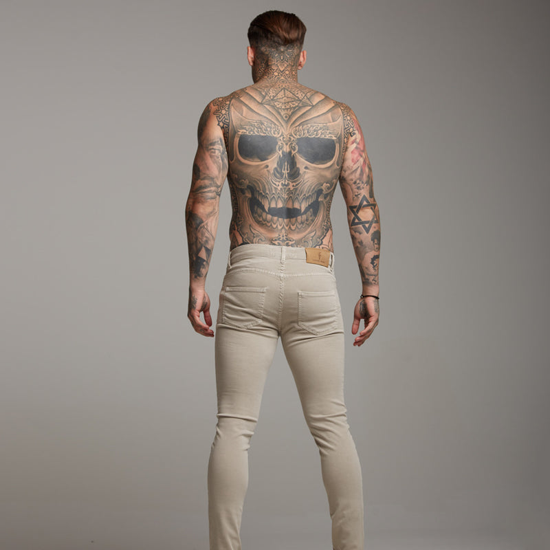 Vater-Söhne-Ultra-Stretch-Jeans in Beige – FSH272