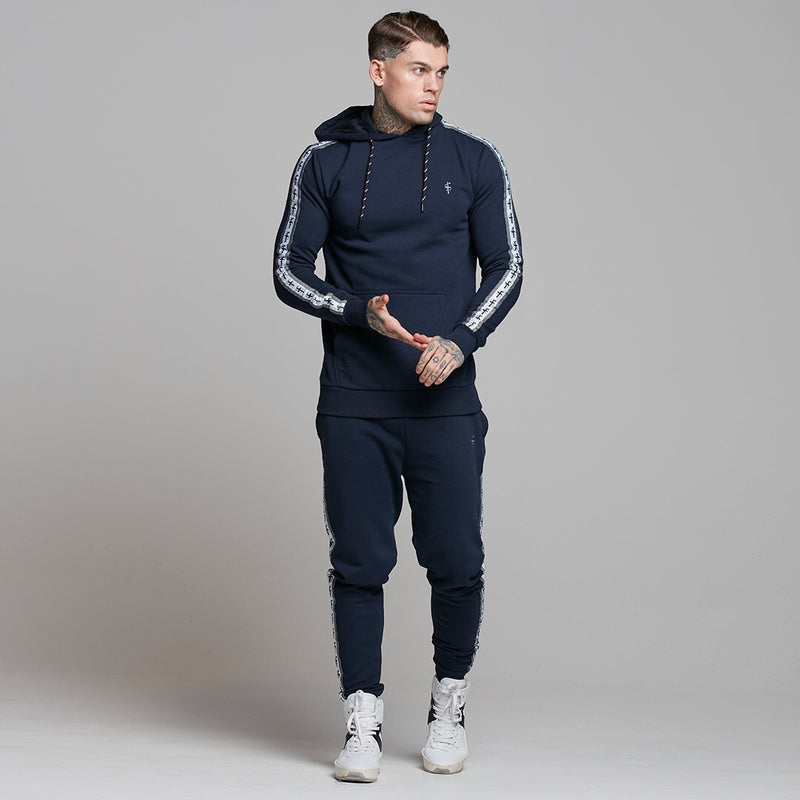 Father Sons Tapered Navy Hoodie Top – FSM005 (LETZTE CHANCE)