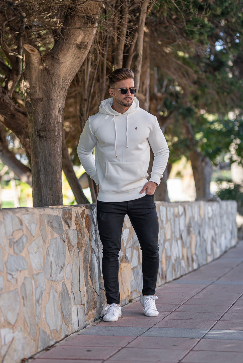 Father Sons Kapuzenpullover zum Überziehen in Creme und Gold – FSH544