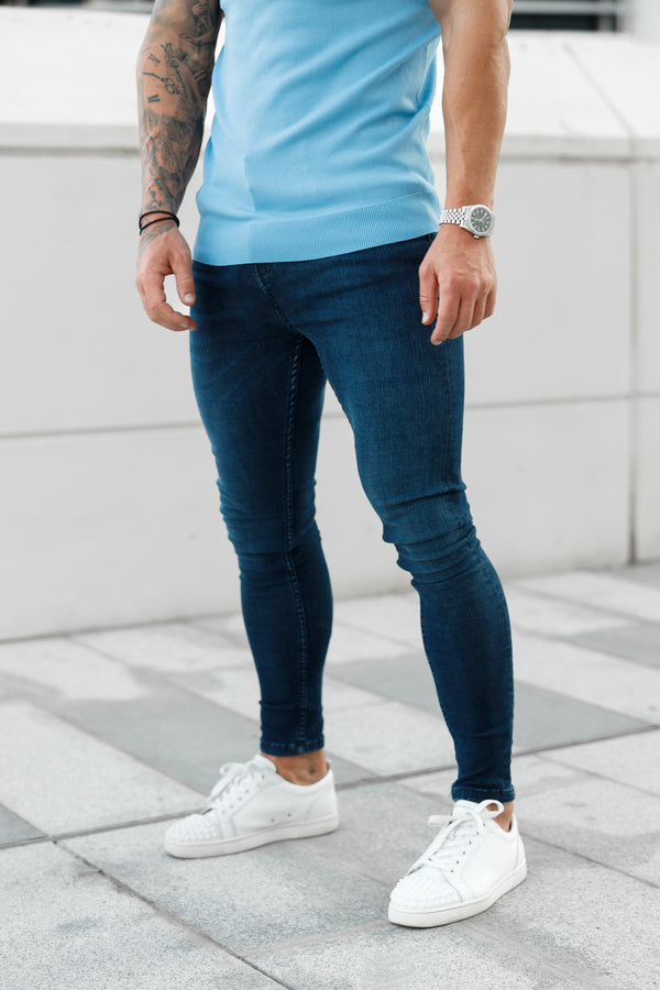 Father Sons Ultra Stretch Navy Slim Jeans – FSJEAN001