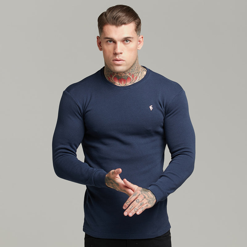 Father Sons Classic Navy Super Slim Jumper - FSH410