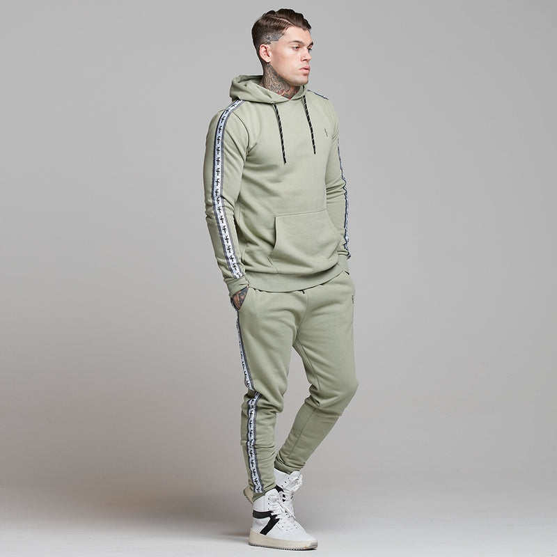 Father Sons Tapered Olive Hoodie Top – FSM003 (LETZTE CHANCE)