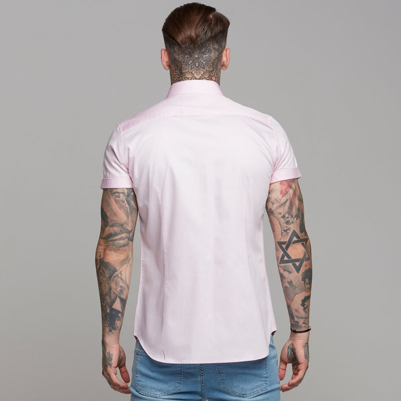 Father Sons Classic Pink Luxe Kurzarmshirt aus ägyptischer Baumwolle – FS444 (LETZTE CHANCE)