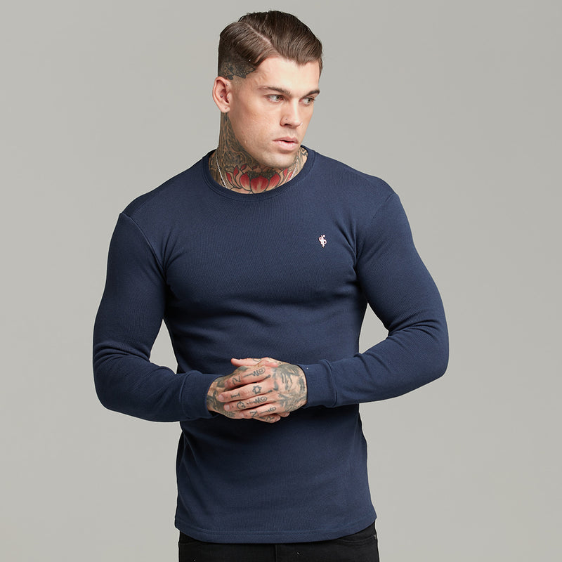 Father Sons Classic Navy Super Slim Jumper - FSH410