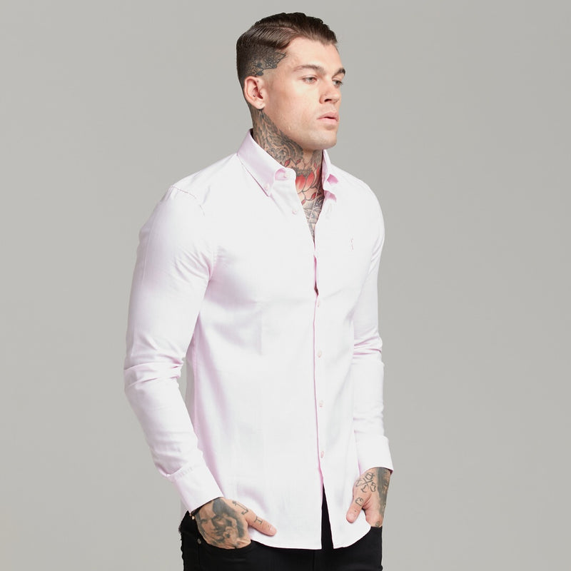 Father Sons Classic Pink Royal Oxford Luxe Button-Down – FS609