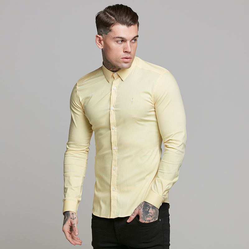 Father Sons Super Slim Ultra Stretch Yellow Long Sleeve - FS475