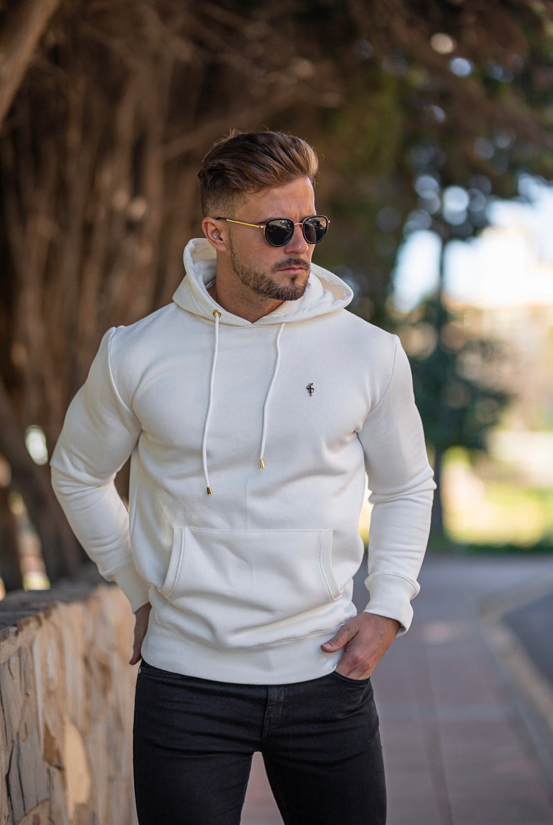 Father Sons Kapuzenpullover zum Überziehen in Creme und Gold – FSH544