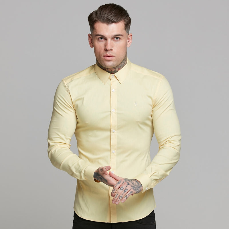 Father Sons Super Slim Ultra Stretch Yellow Long Sleeve - FS475