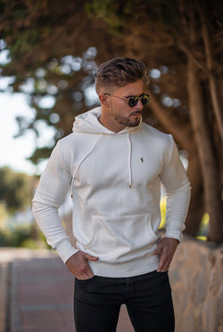 Father Sons Kapuzenpullover zum Überziehen in Creme und Gold – FSH544