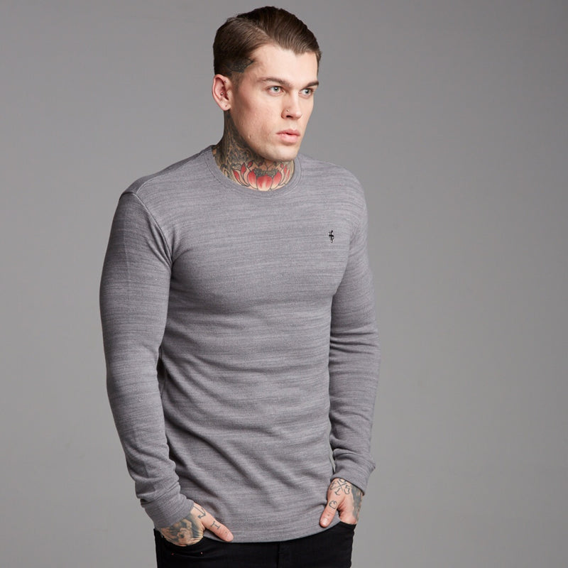 Father Sons Classic Grey Super Slim Jumper - FSH230