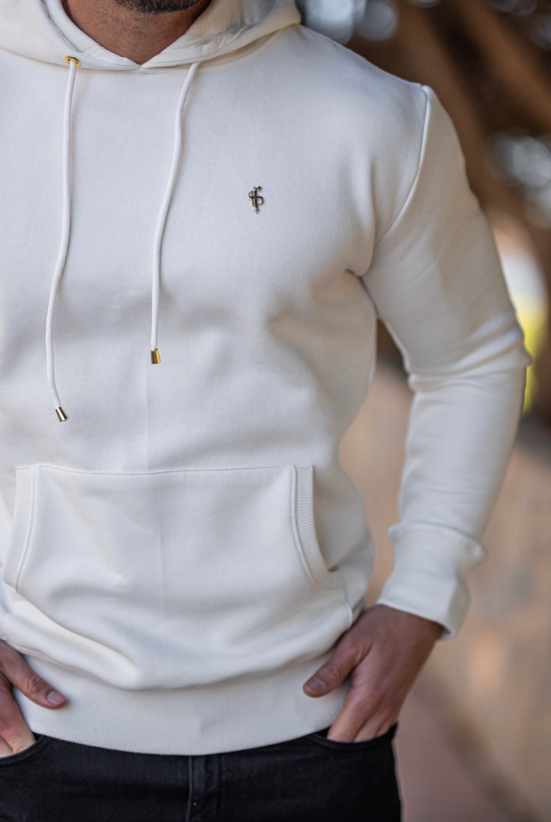 Father Sons Kapuzenpullover zum Überziehen in Creme und Gold – FSH544