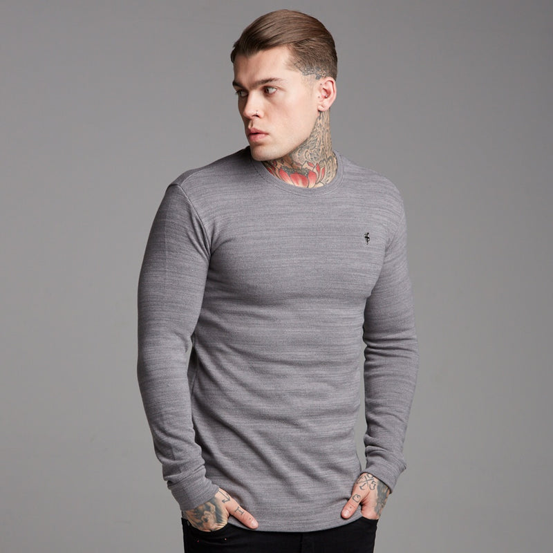 Father Sons Classic Grey Super Slim Jumper - FSH230