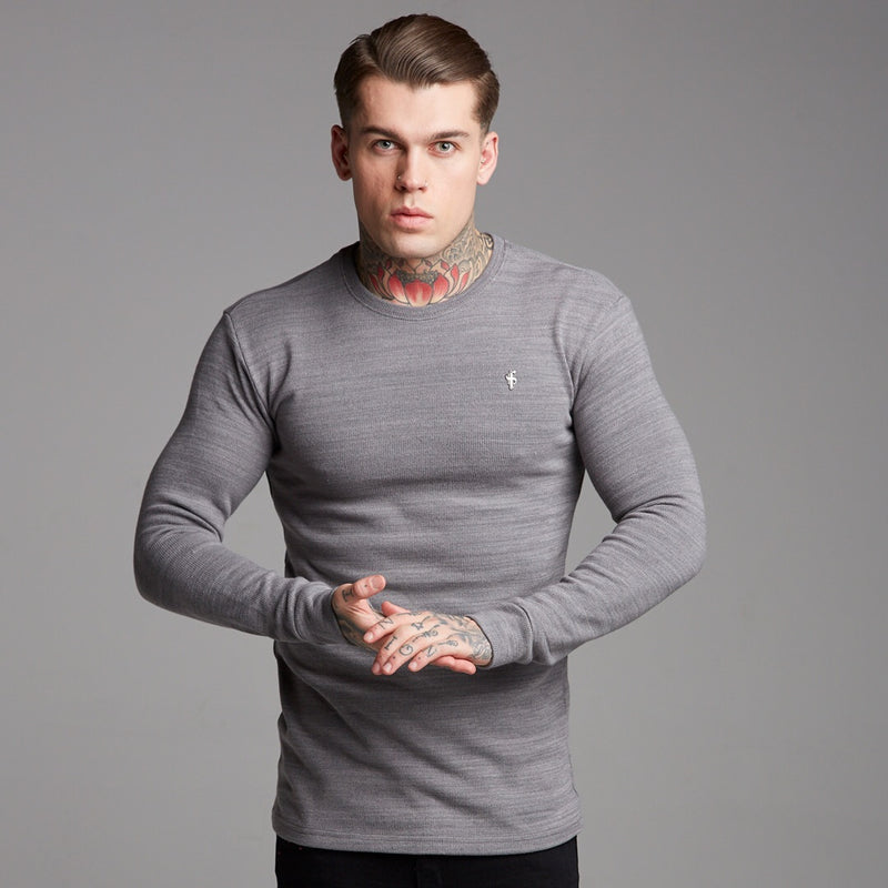 Father Sons Classic Grey Super Slim Jumper - FSH230