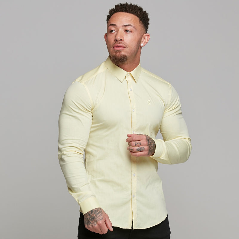 Father Sons Super Slim Ultra Stretch Yellow Long Sleeve - FS475