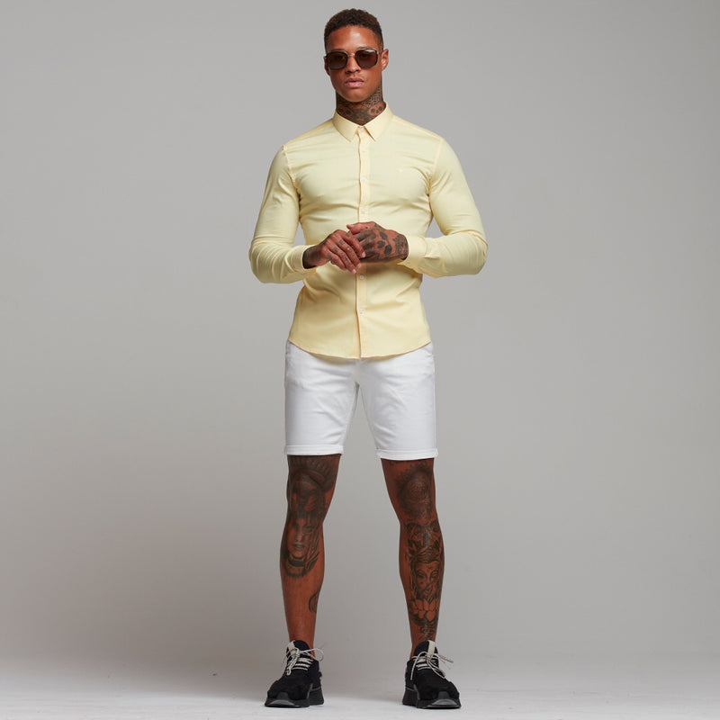 Father Sons Super Slim Ultra Stretch Yellow Long Sleeve - FS475