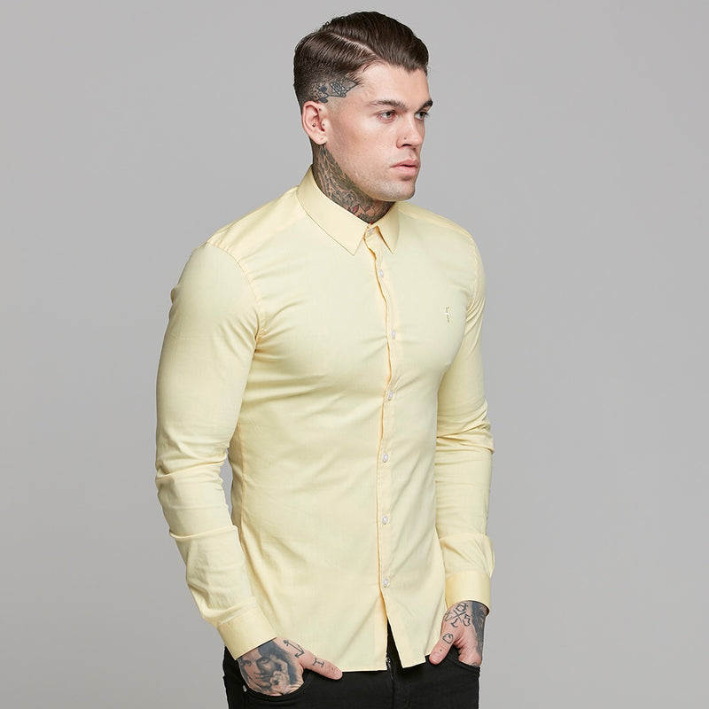 Father Sons Super Slim Ultra Stretch Yellow Long Sleeve - FS475