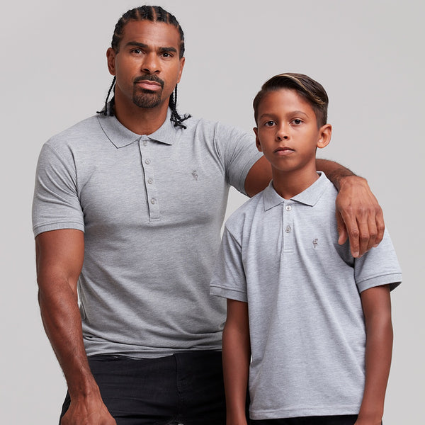 Klassisches graues Poloshirt für Jungen von Father Sons – FSB018 (LETZTE CHANCE)