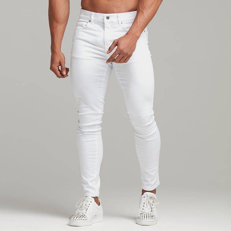 Weiße Ultra-Stretch-Jeans von Father Sons – FSH259