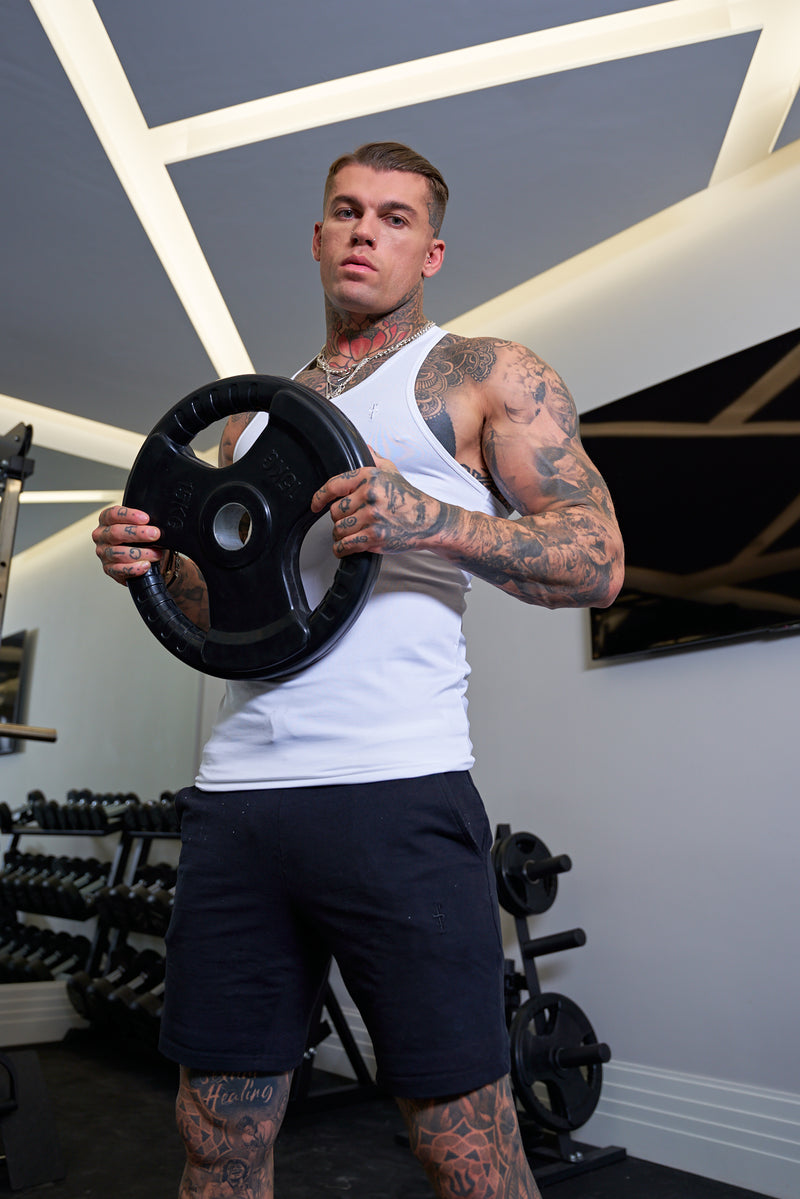 Weißes Sport-Top für Väter und Söhne - FSH690 (VORBESTELLUNG AB 18. DEZEMBER)